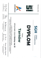 Dyplom dla Tarnowa - "Gmina na 5!"